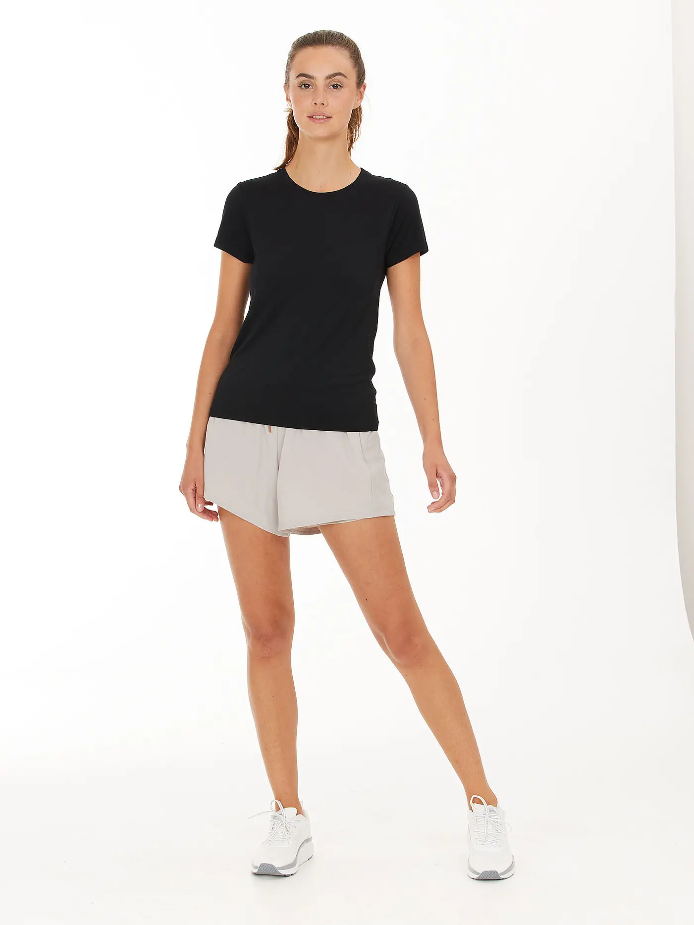 ATHLECIA | Damen Fitnessshirt Julee Loose Fit Seamless | schwarz
